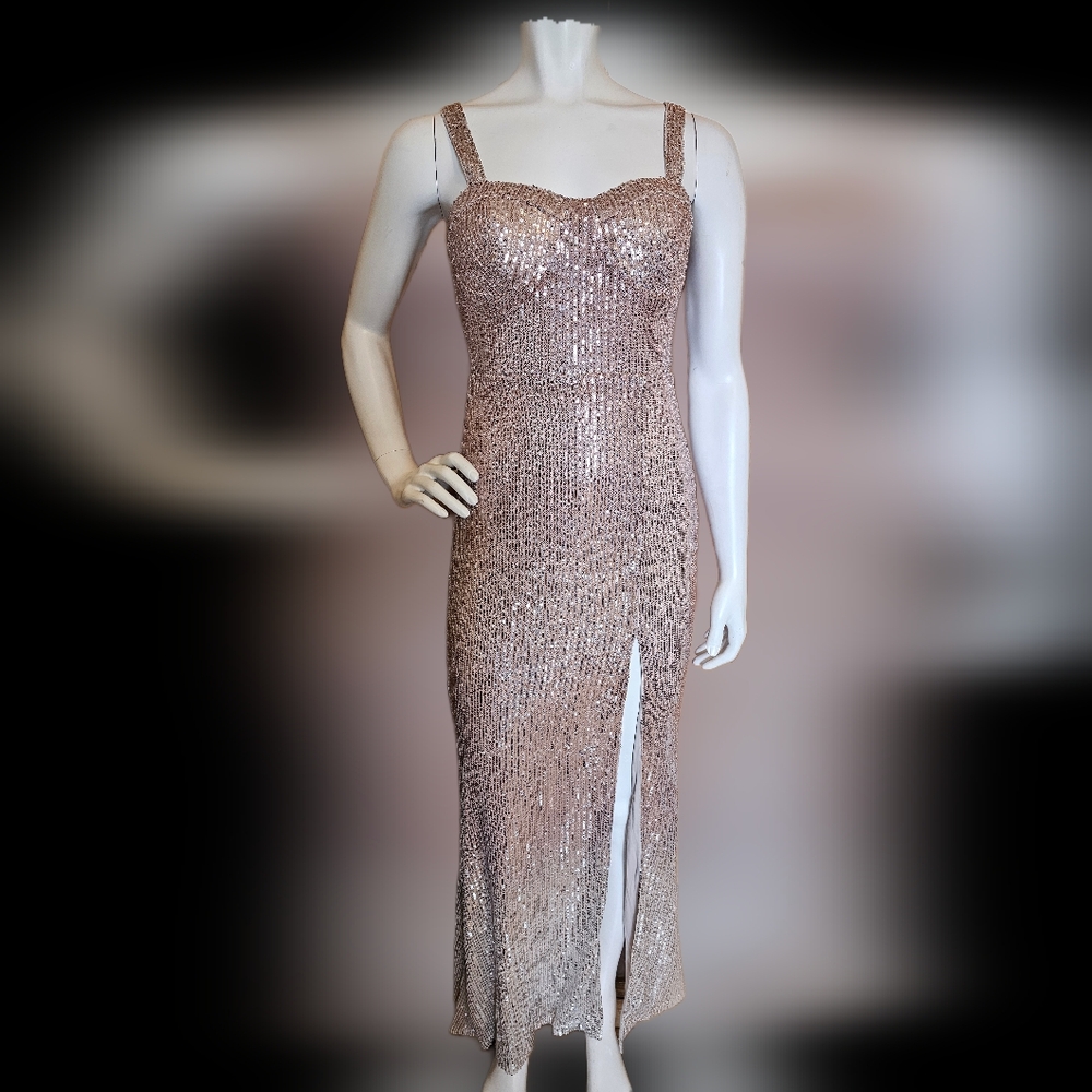 💛 18. Jun & Ivy Size Small Champagne Formal/Prom Dress